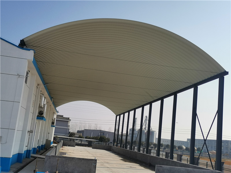 宿遷泗洪糧庫拱形屋面罩棚工程